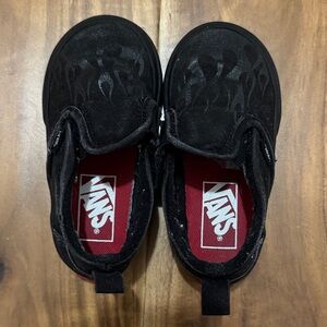 Vans Baby Black Slip-On Sneakers